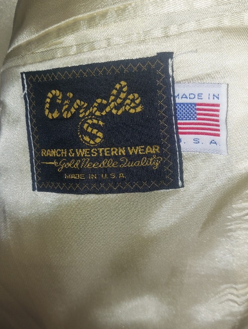 Circle S Western Wear. Cream Men's Blazer - Classic Two-Button Suit Jacket - Picture 2 of 11